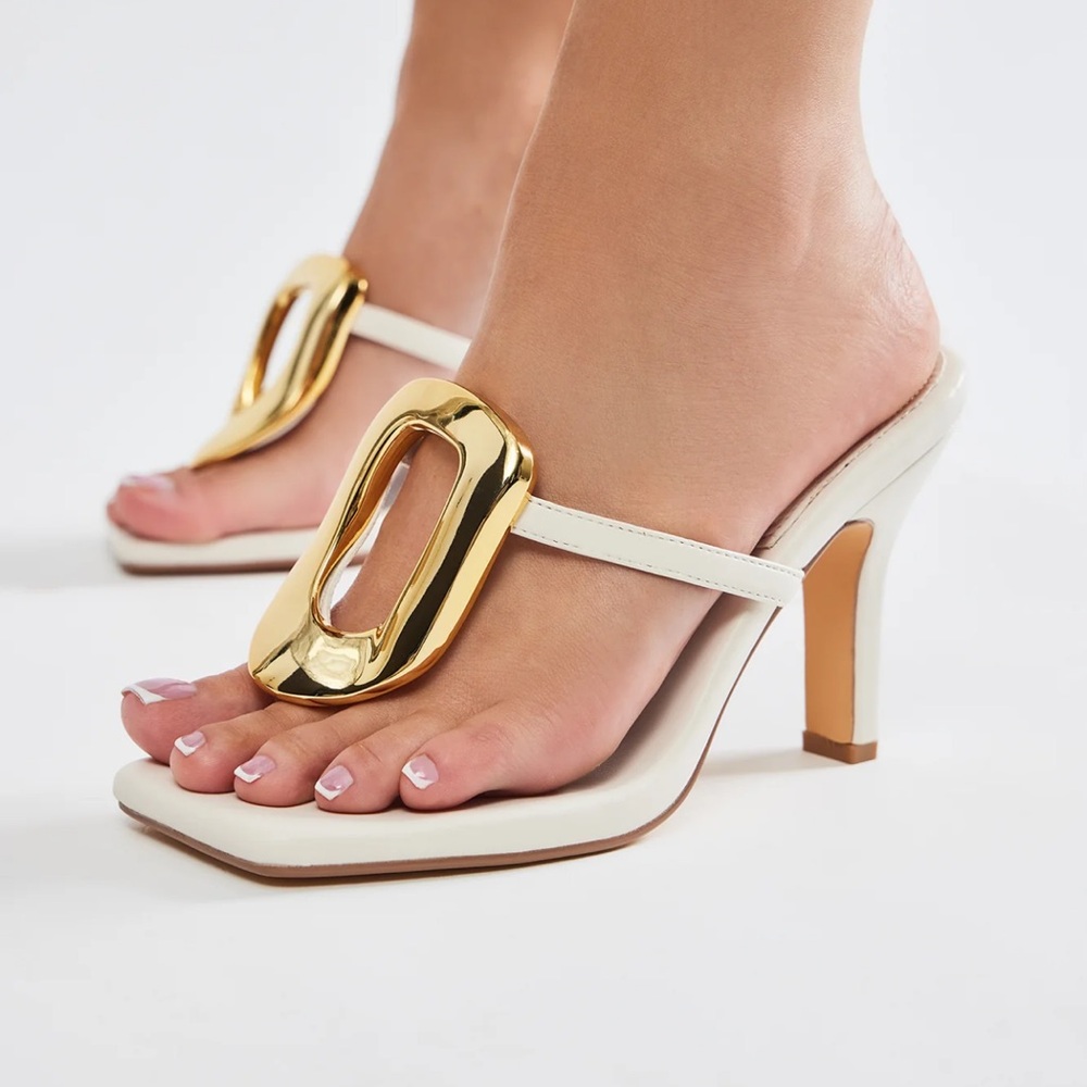 Fashion Nova White Heels